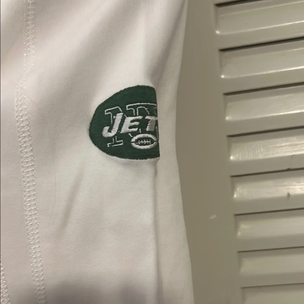Tommy Bahama Men's sweatshirt Ivory Quarter-Zip Sweater NY JETS SIZE XL/TG